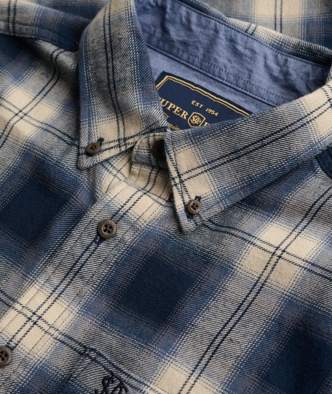 SUPERDRY NAVY CK COTTON LUMBERJACK SHIRT