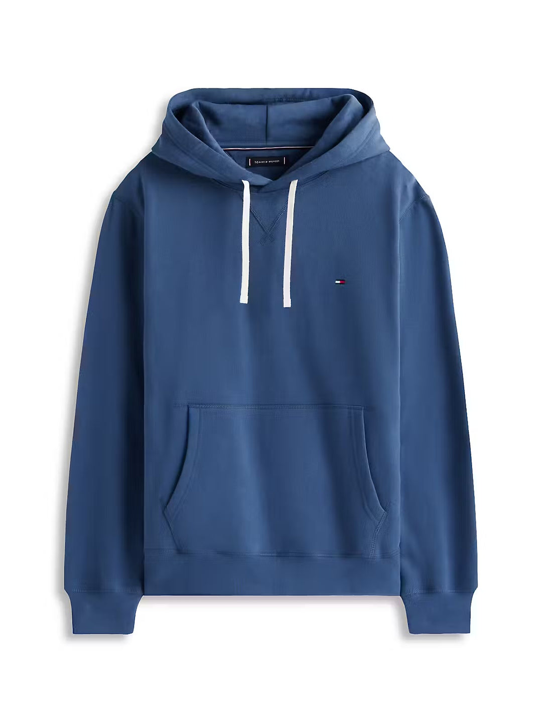TOMMY HILFIGER  TEAL ESS SEASONAL FLEECE HOODY