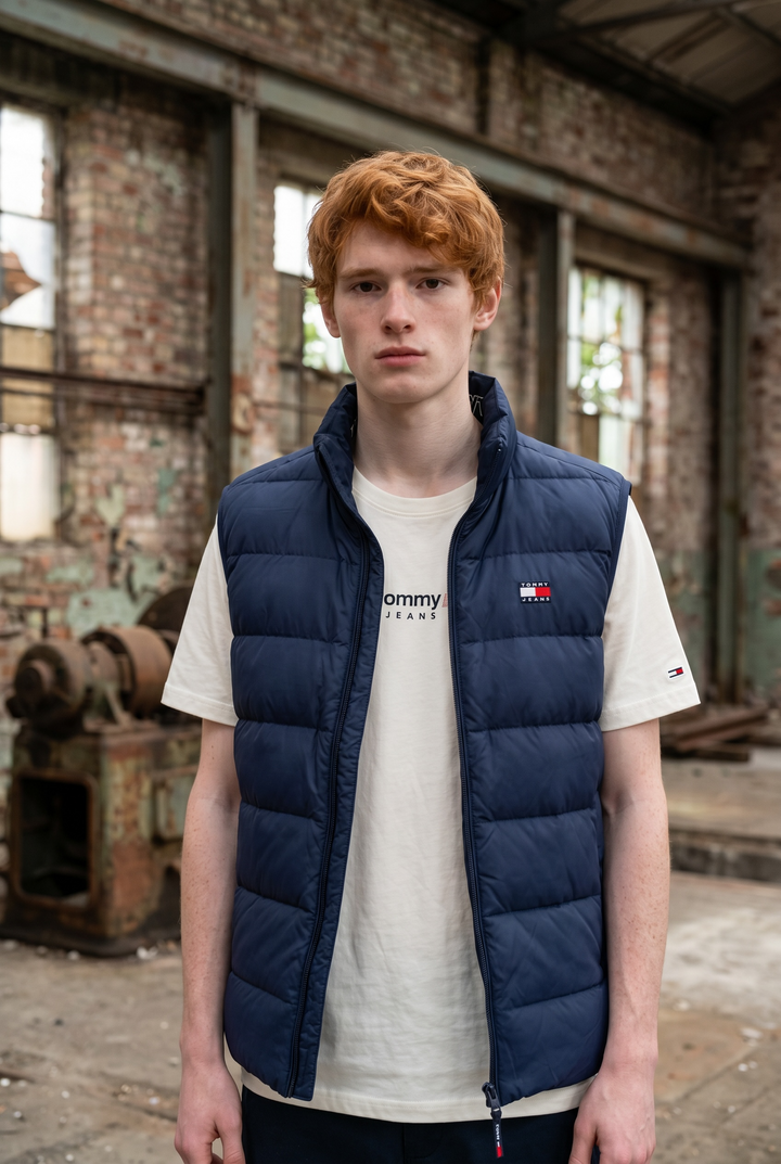 TOMMY JEANS NAVY GILET