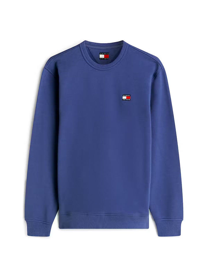 TOMMY JEANS BLUE CREW SWEAT