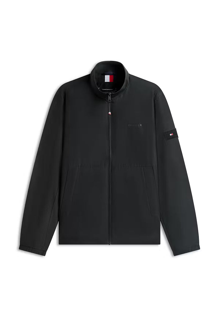 TOMMY HILFIGER BLACK BLOUSON JACKET