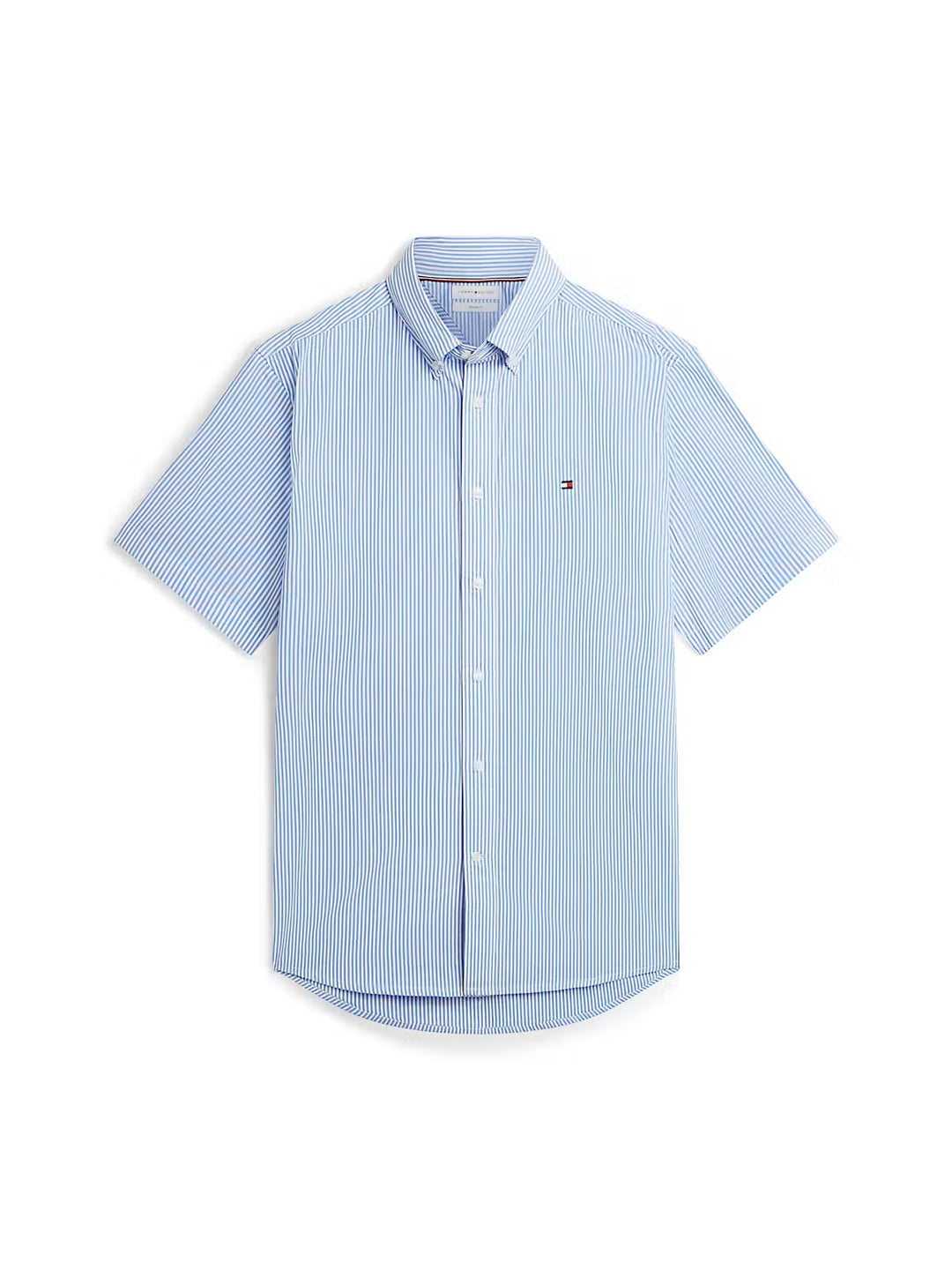 TOMMY HILFIGER POP BLUE STRIPE SHIRT