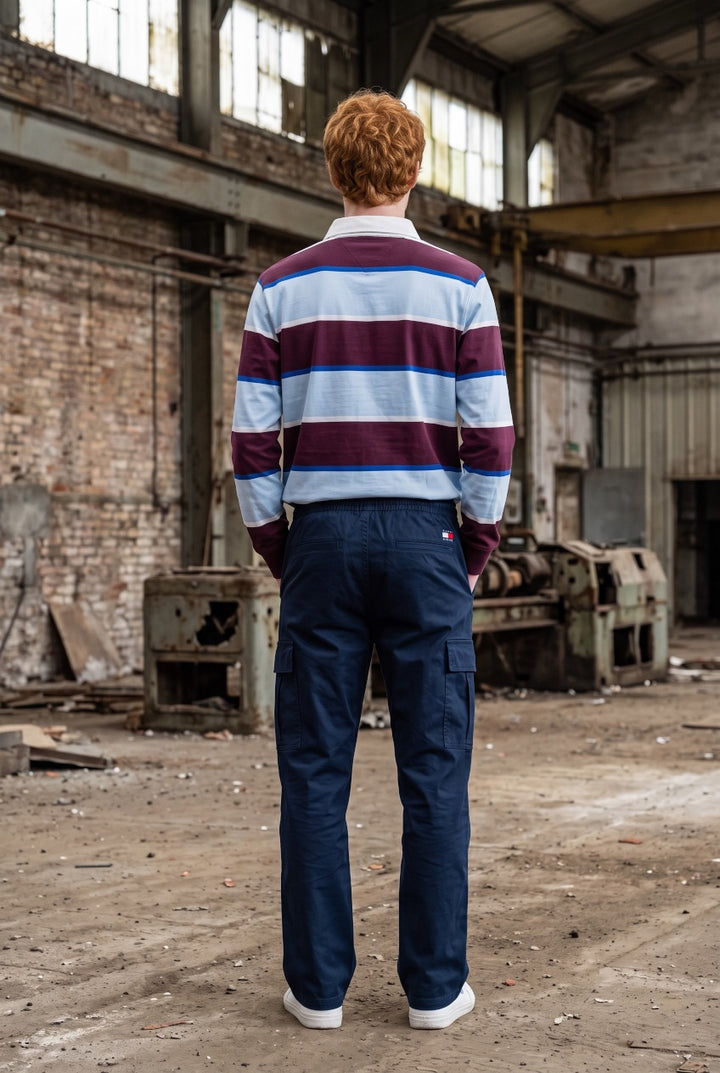 TOMMY JEANS  DK BLUE SONNY STRETCH CARGO JOGGERS