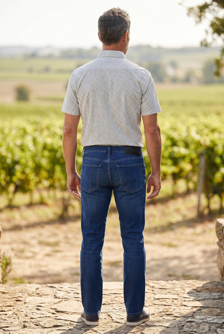 TOMMY HILFIGER DENTON STRAIGHT LIQUID DENIM