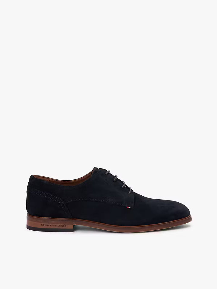 TOMMY HILFIGER NAVY SUEDE SHOES