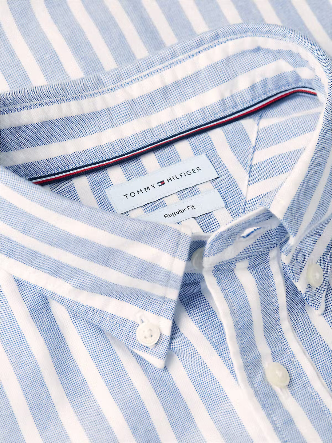 TOMMY HILFIGER OXFORD BLUE STRIPE SHIRT