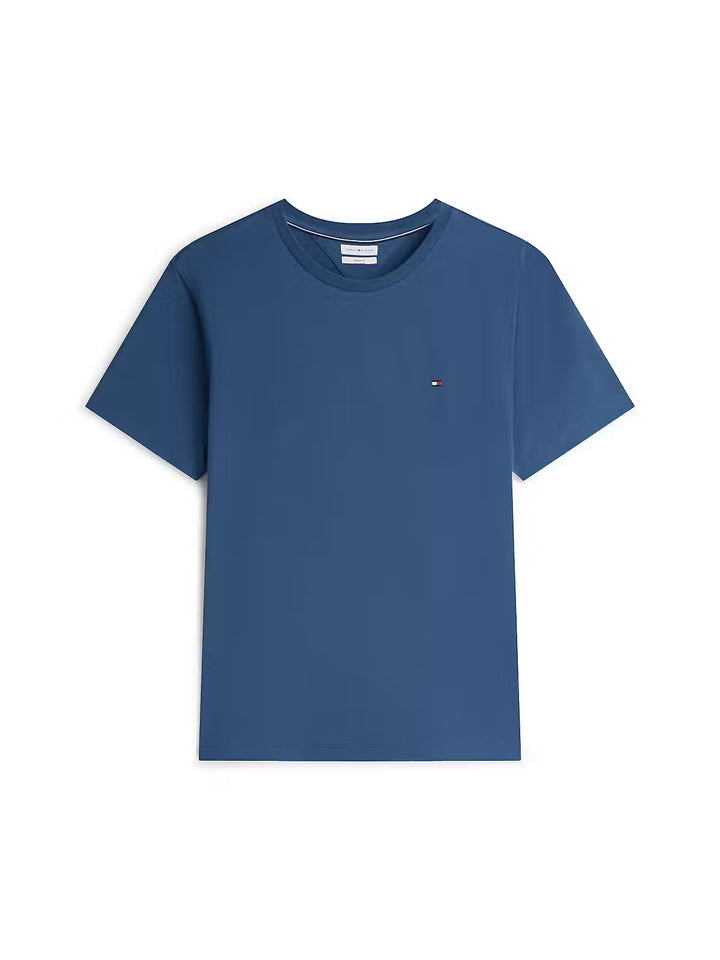 TOMMY HILFIGER TEAL ESS SEASONAL REG FIT SOLID TEE