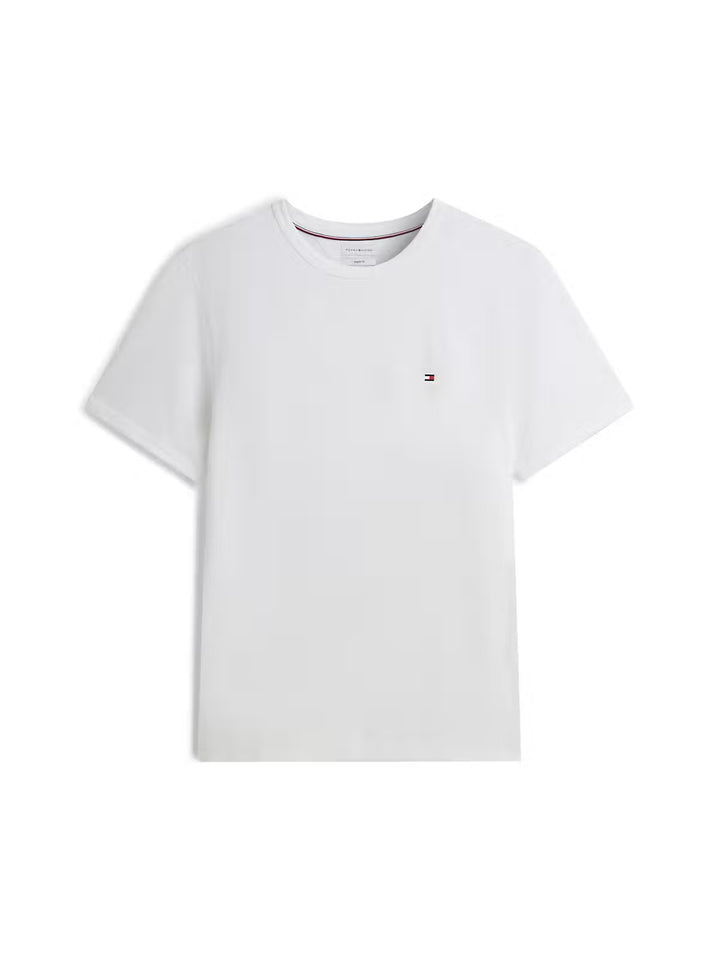 TOMMY HILFIGER SLUB WHITE TEE