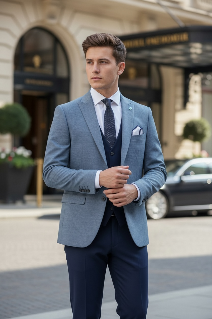 SPIN TYLER BLUE JACKET MIX AND MATCH