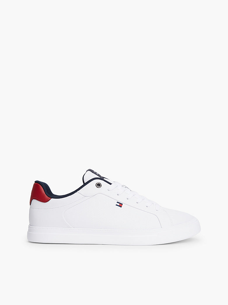 TOMMY HILFIGER LIGHTWEIGHT WHITE PINPERF LTH SNEAKER