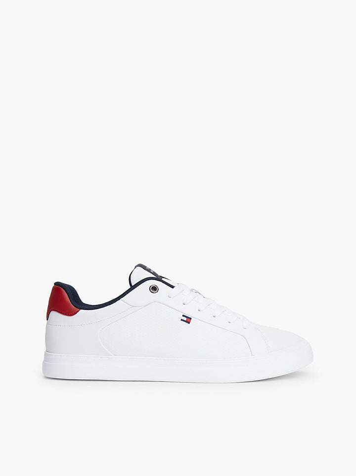 TOMMY HILFIGER LIGHTWEIGHT WHITE PINPERF LTH SNEAKER