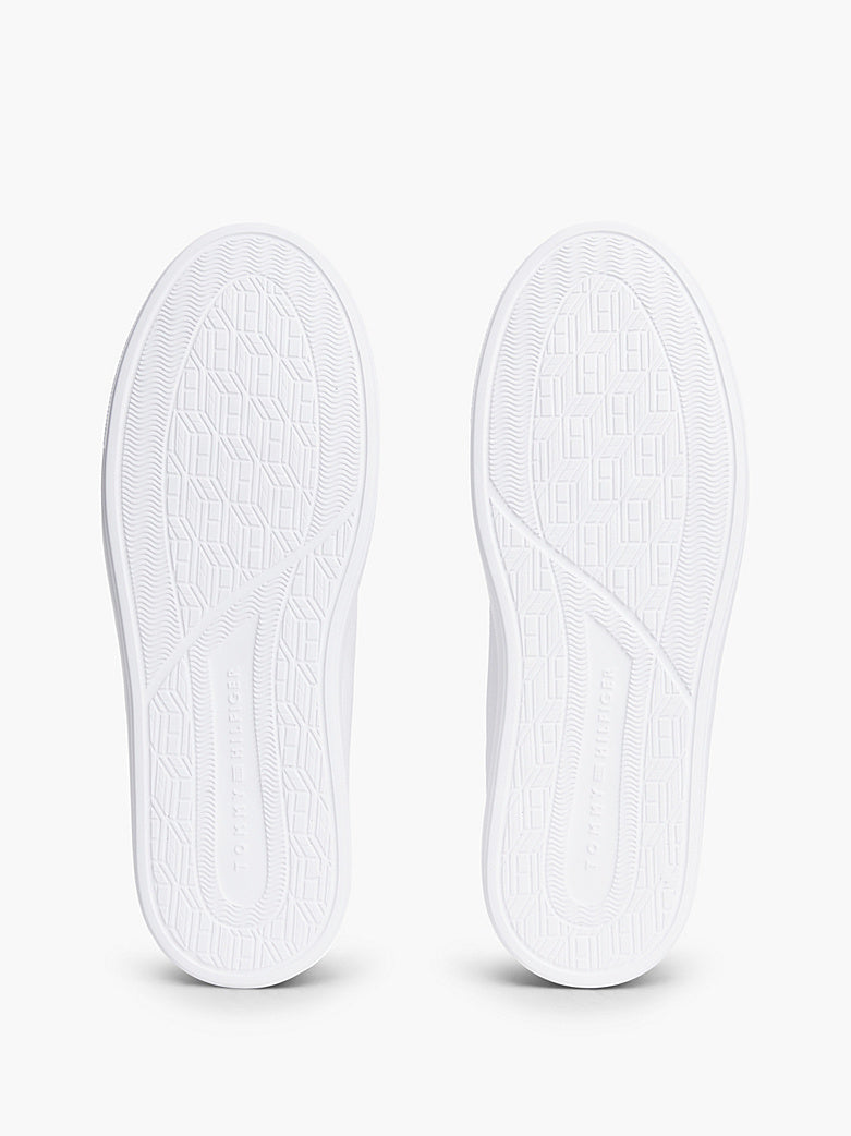 TOMMY HILFIGER LIGHTWEIGHT WHITE PINPERF LTH SNEAKER