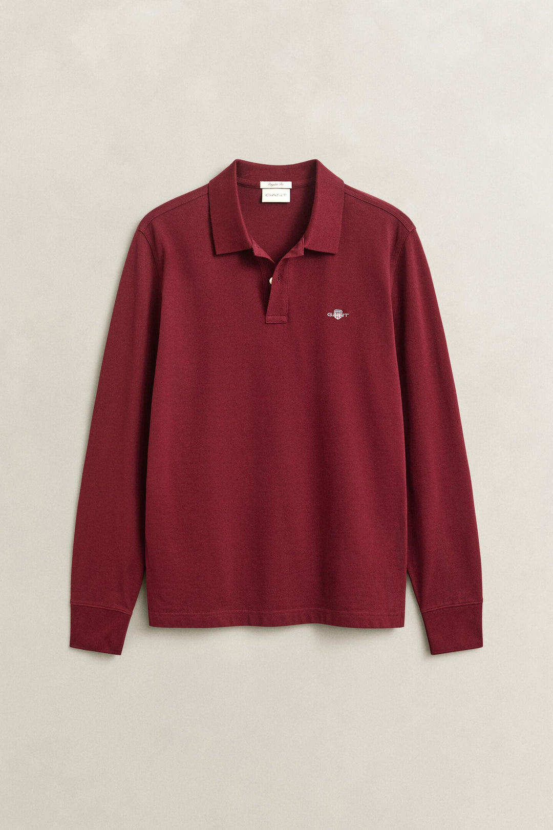 GANT WINE LS POLO SHIRT