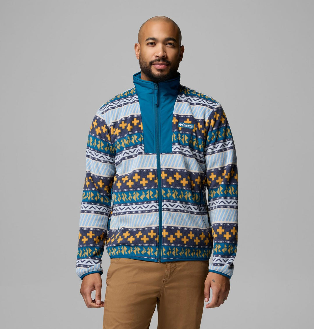 COLUMBIA BLUE SEQUOIA GROVE PRINTED FLEECE