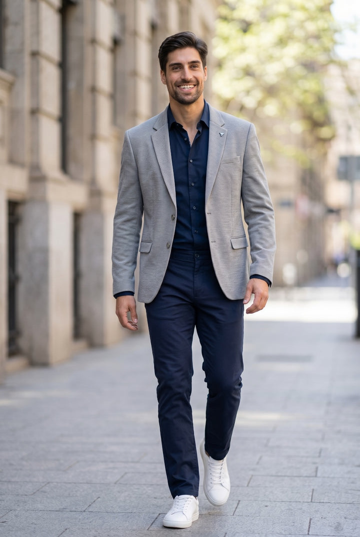 CAIRNE COLLECTIVE GREY BLAZER