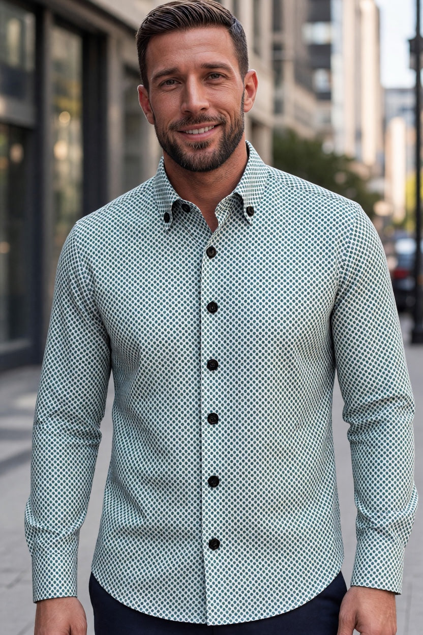 6TH SENSE CILANTRO GREEN SHIRT