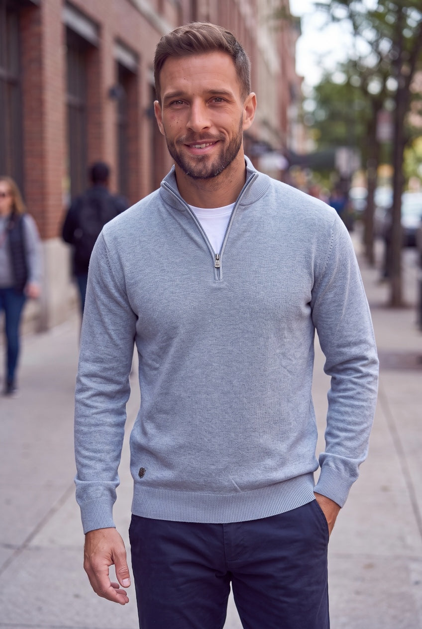 6TH SENSE HARRY TRADE ZIP SWEATER