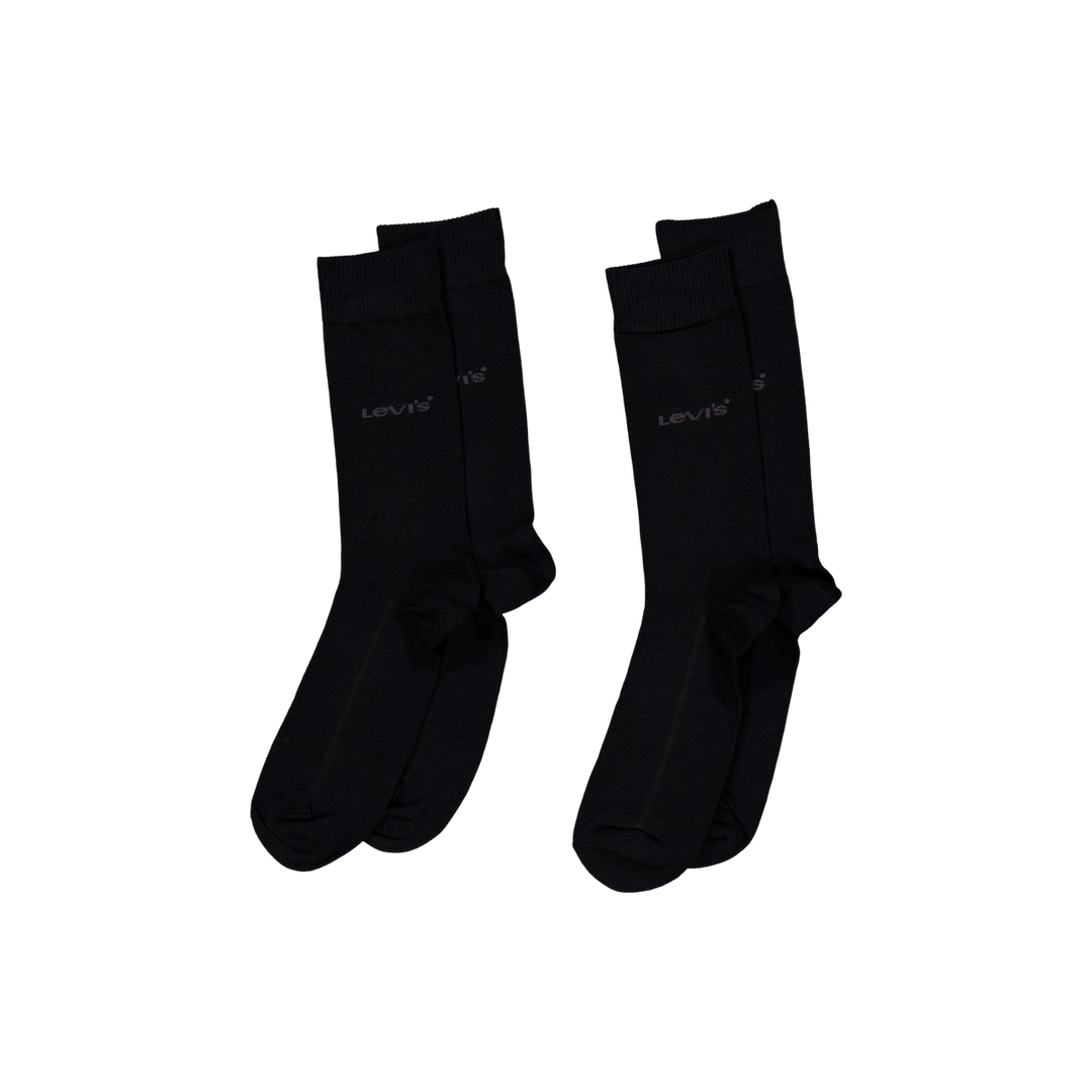 LEVIS 2 PACK TENCEL  BLACK 9-12 CUT SOCKS