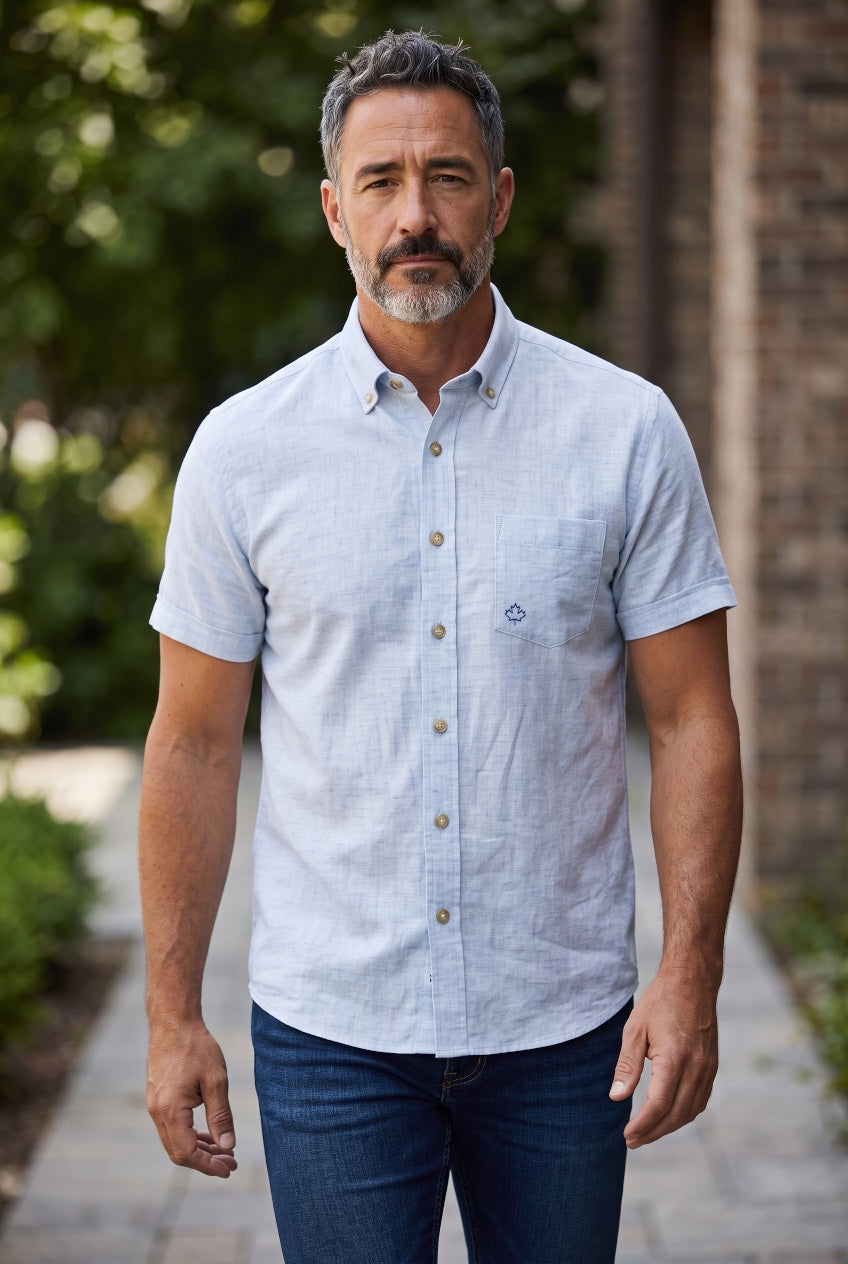 LUCCIANO BLUE SS SHIRT