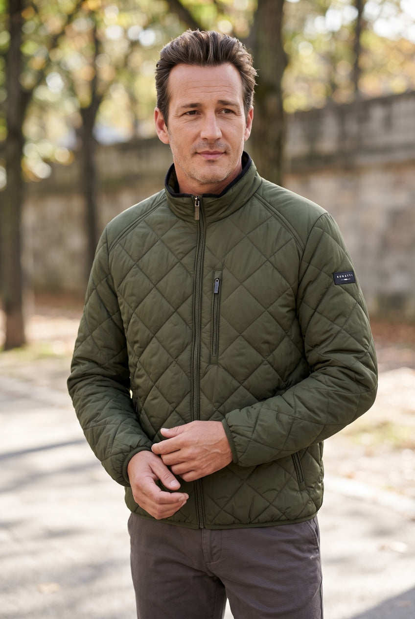 BUGATTI OLIVE BLOUSON JACKET