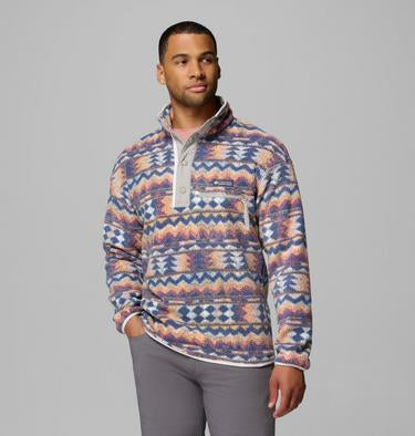 COLUMIA SEA SALT HELVETIA SNAP FLEECE
