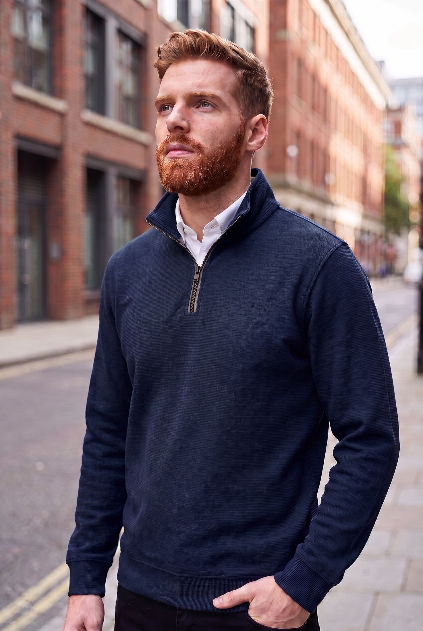 CASA MODA TIM 1/2 ZIP SWEATER