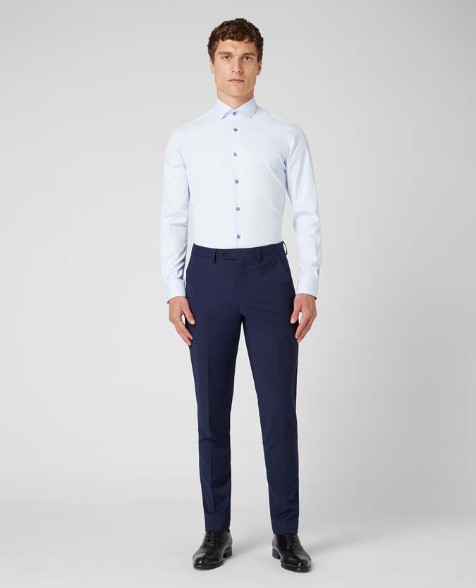 REMUS BLUE KIRK SLIM SHIRT | Morans Menswear and Clothing, Thurles, Co ...