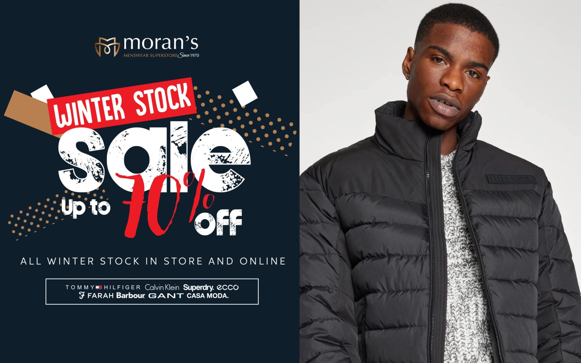 Home Morans Menswear and Clothing Thurles Co. Tipperary